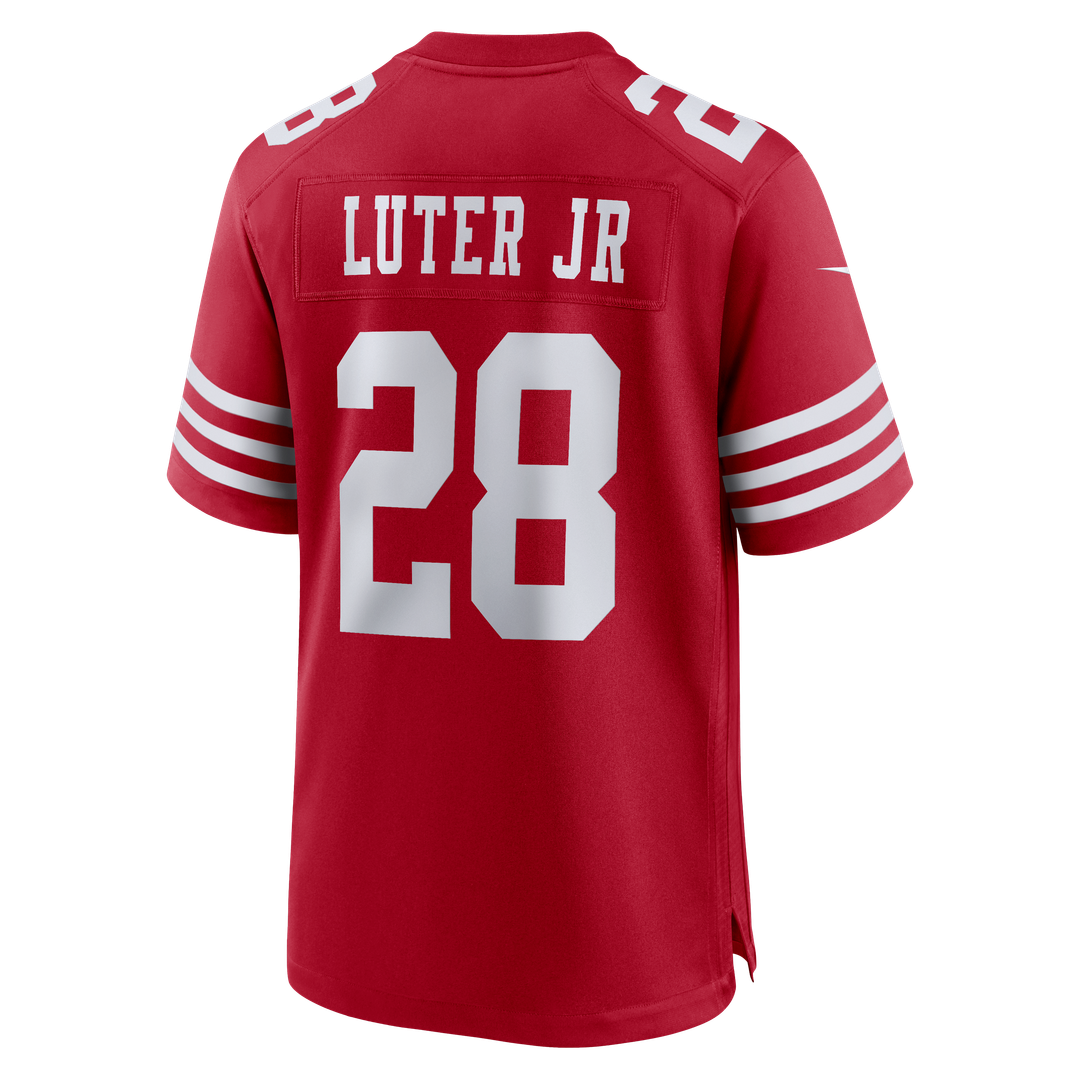 Darrell Luter Jr. San Francisco 49ers Nike Game Jersey - Scarlet