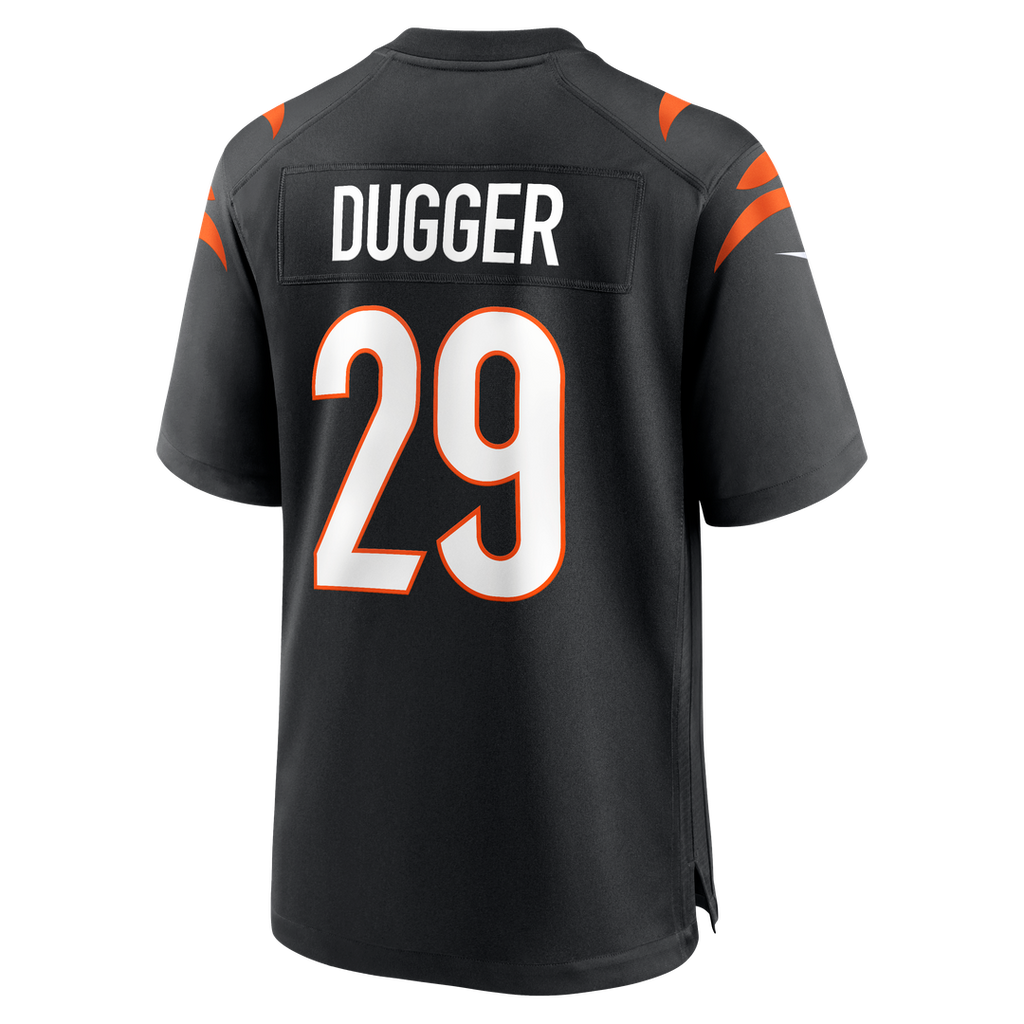 Kyle Dugger Cincinnati Bengals Nike Team Game Jersey - Black