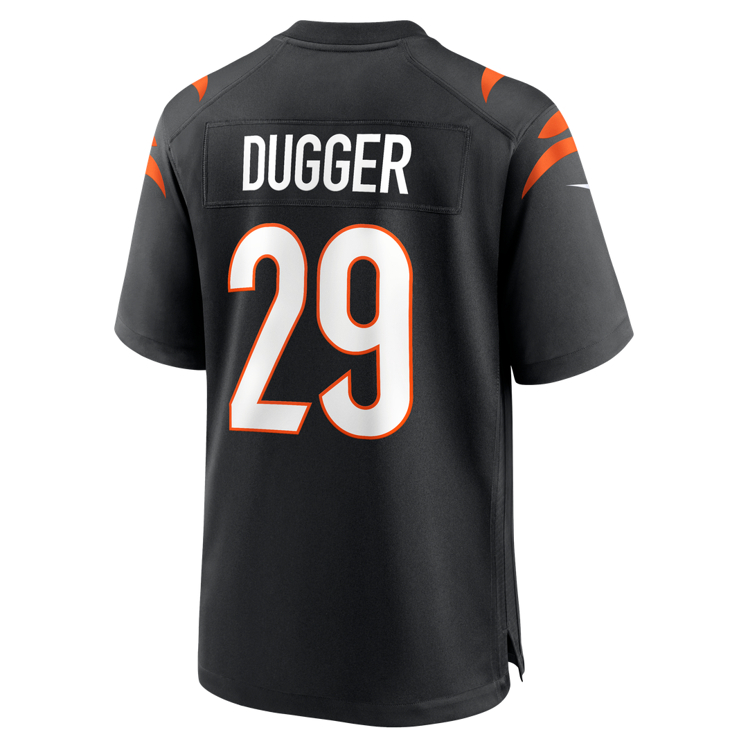 Kyle Dugger Cincinnati Bengals Nike Team Game Jersey - Black