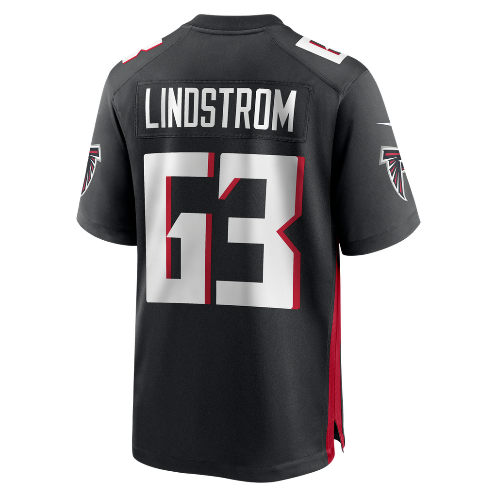 Chris Lindstrom Atlanta Falcons Nike Game Official Jersey - Black
