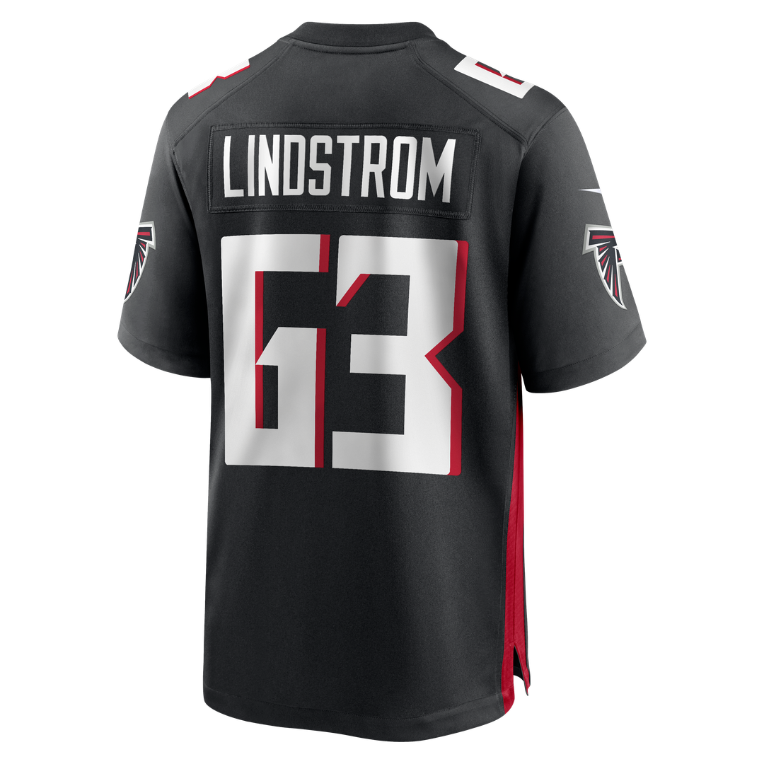 Chris Lindstrom Atlanta Falcons Nike Game Official Jersey - Black