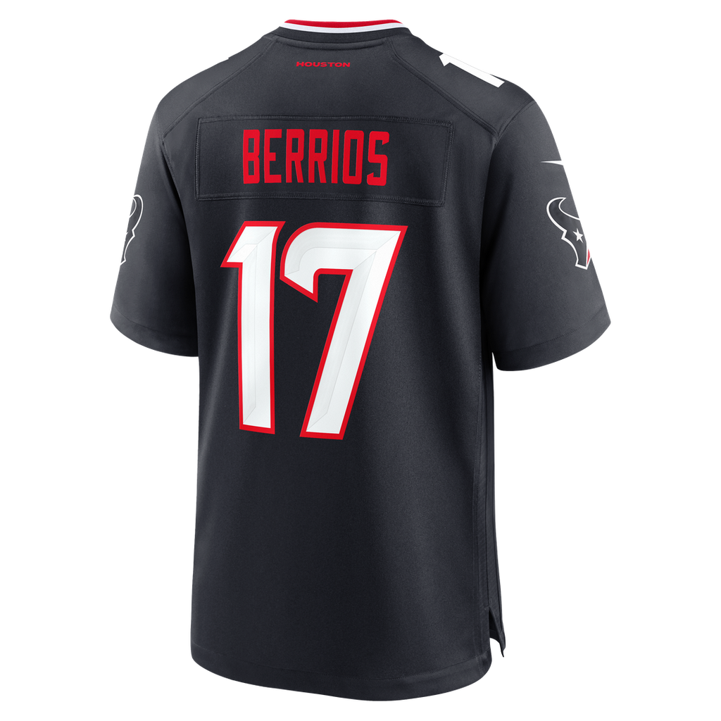 Braxton Berrios Houston Texans Nike Team Game Jersey - Navy