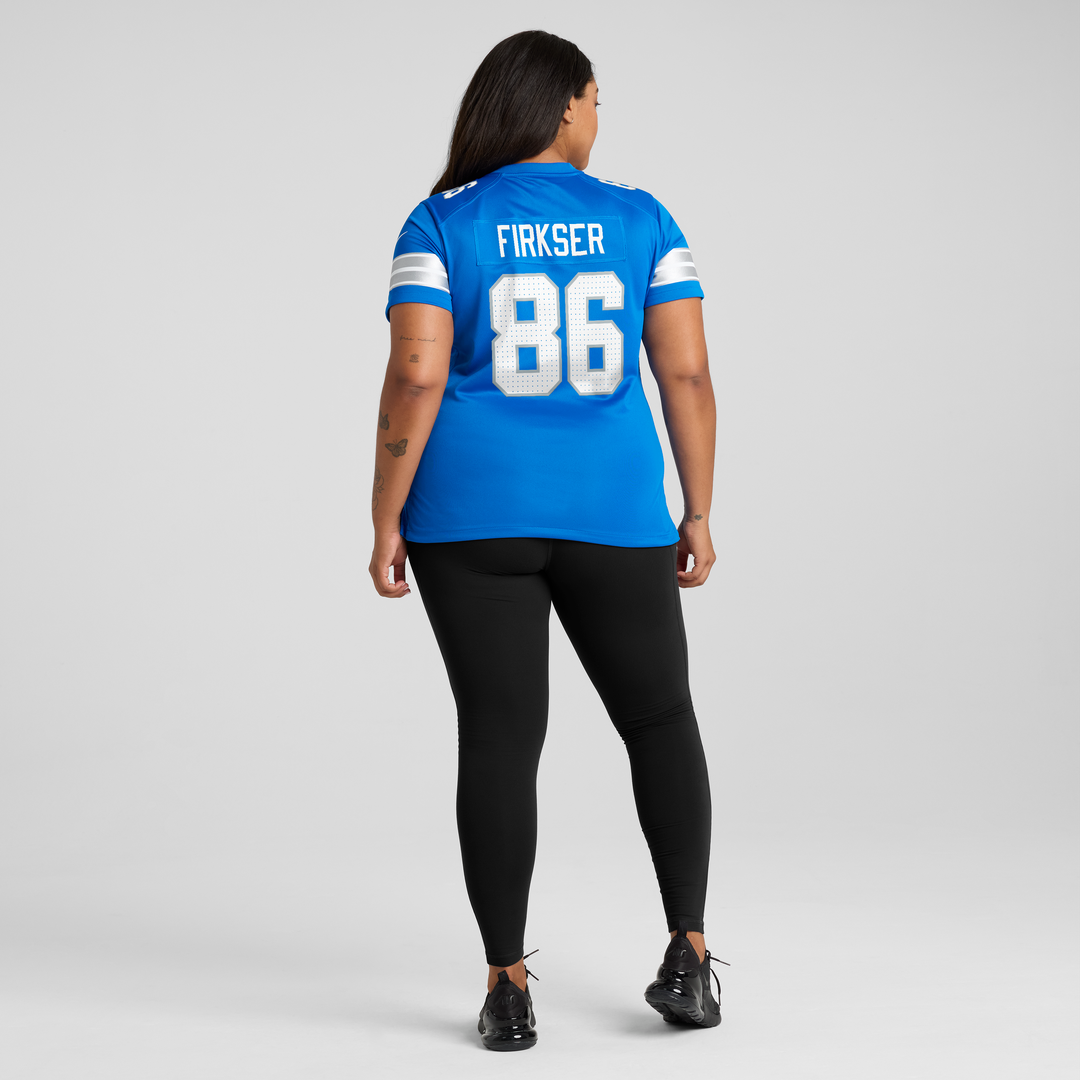 Anthony Firkser Detroit Lions Nike Women's Team Game Official Jersey -  Blue