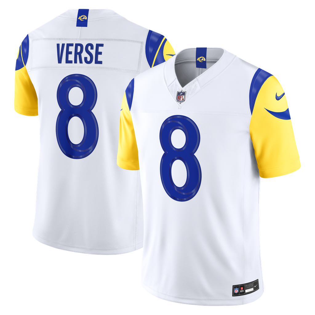 Jared Verse Los Angeles Rams Nike Vapor F.U.S.E. Stitched Limited Official Jersey - White
