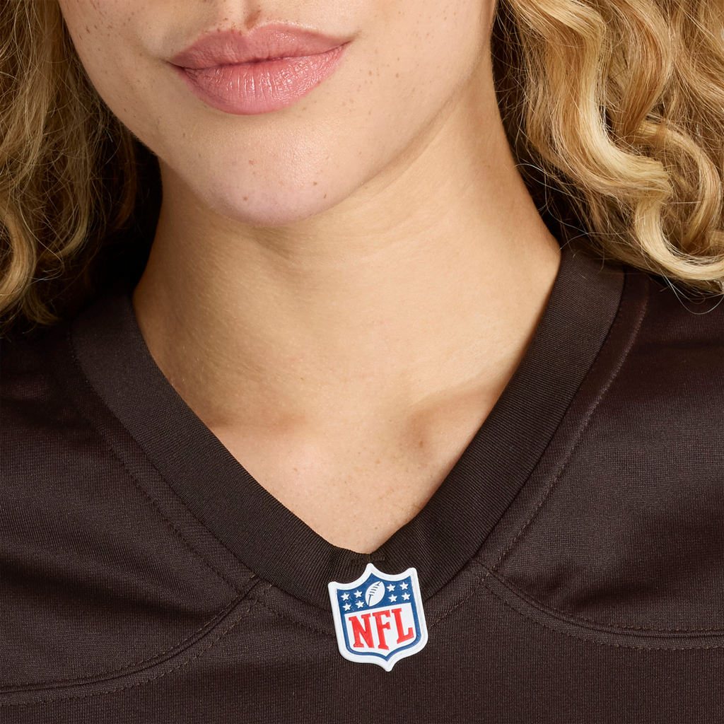 Zion Johnson Cleveland Browns Nike Women's Team Game Jersey - Brown