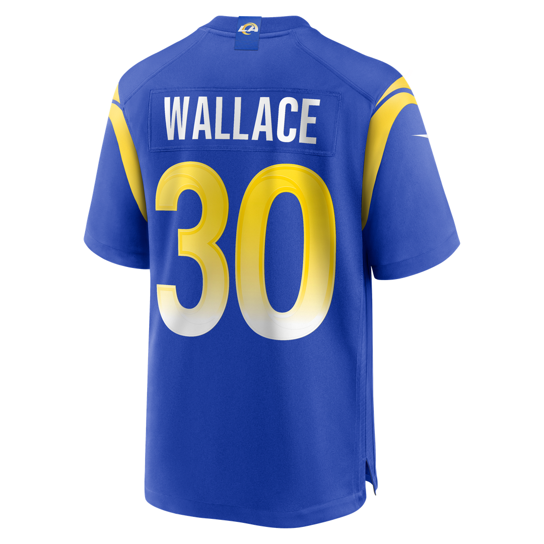 Josh Wallace Los Angeles Rams Nike Game Jersey - Royal