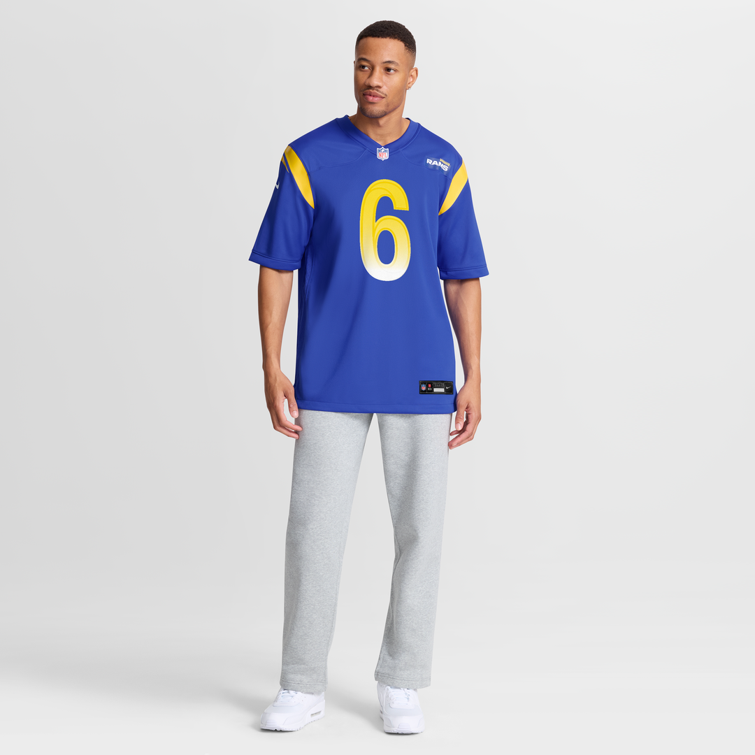 Nick Hampton Los Angeles Rams Nike Team Game Official Jersey -  Royal
