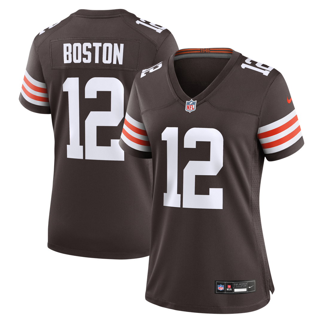 Denzel Boston Cleveland Browns Nike Women's Team Game Official Jersey -  Brown