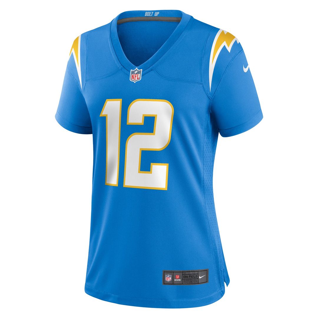 Derius Davis Los Angeles Chargers Nike Women's Team Game Official Jersey - Powder Blue