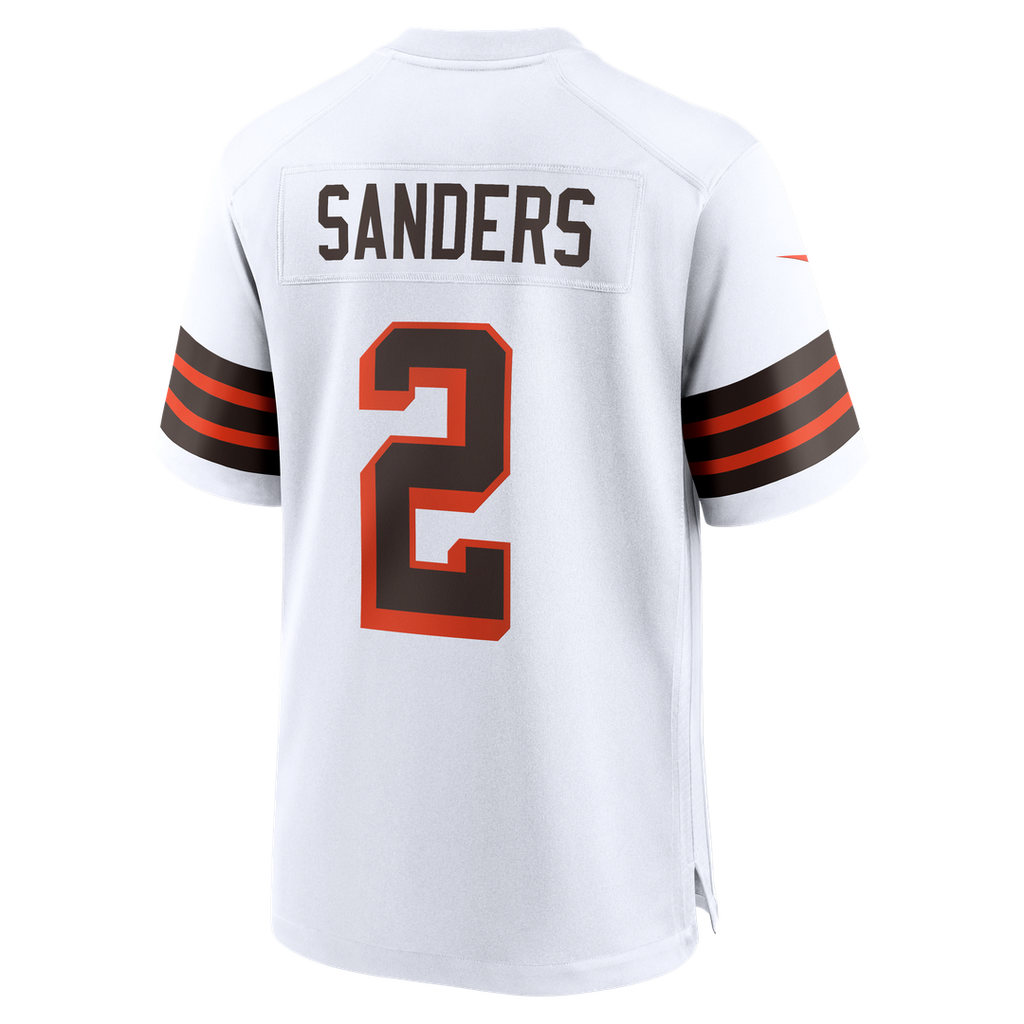 Shedeur Sanders Cleveland Browns Nike Alternate Game Jersey - White
