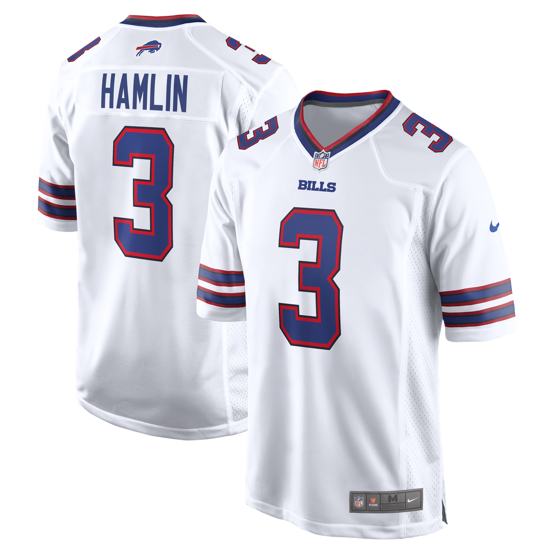 Damar Hamlin Buffalo Bills Nike Game Jersey - White