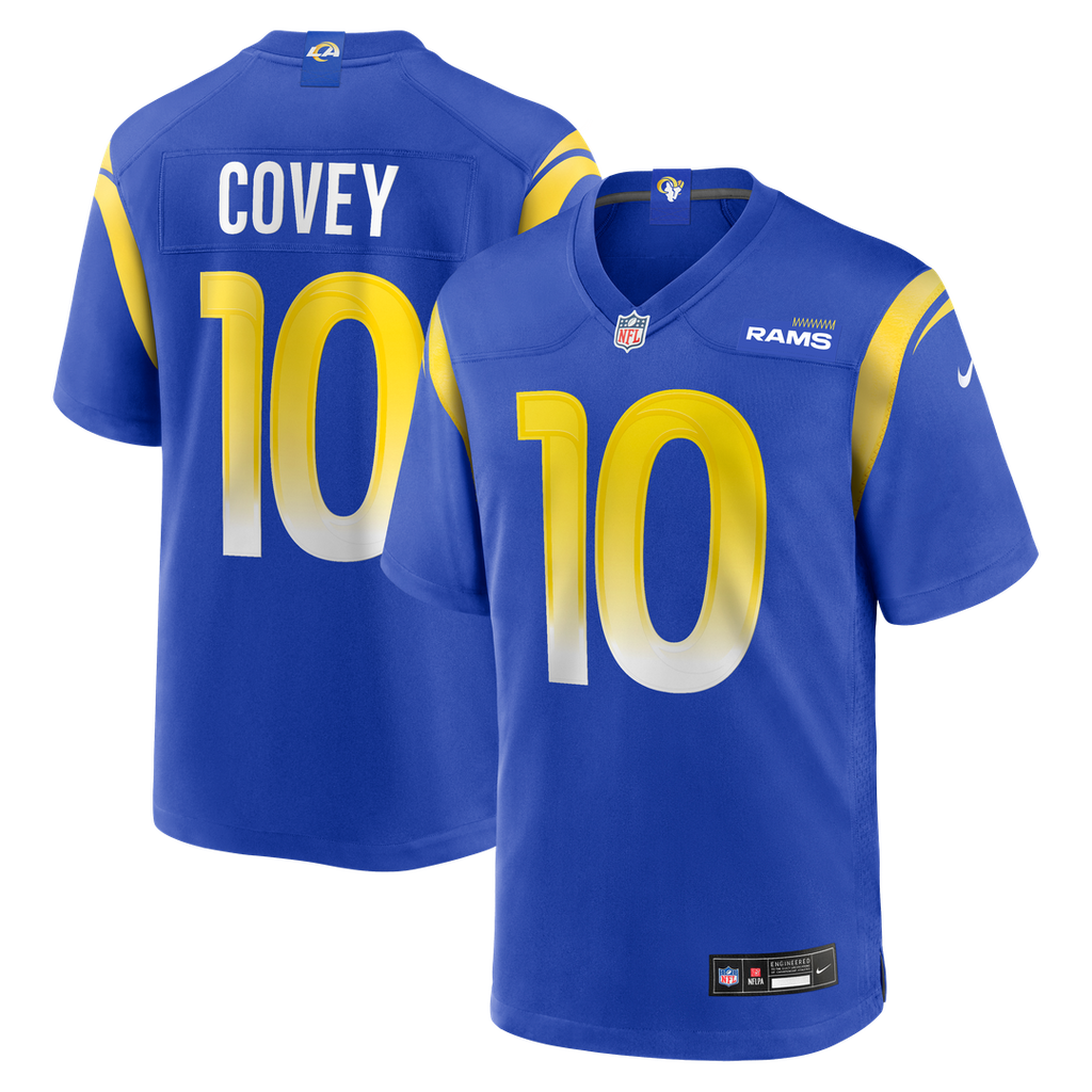 Britain Covey Los Angeles Rams Nike Team Game Official Jersey -  Royal