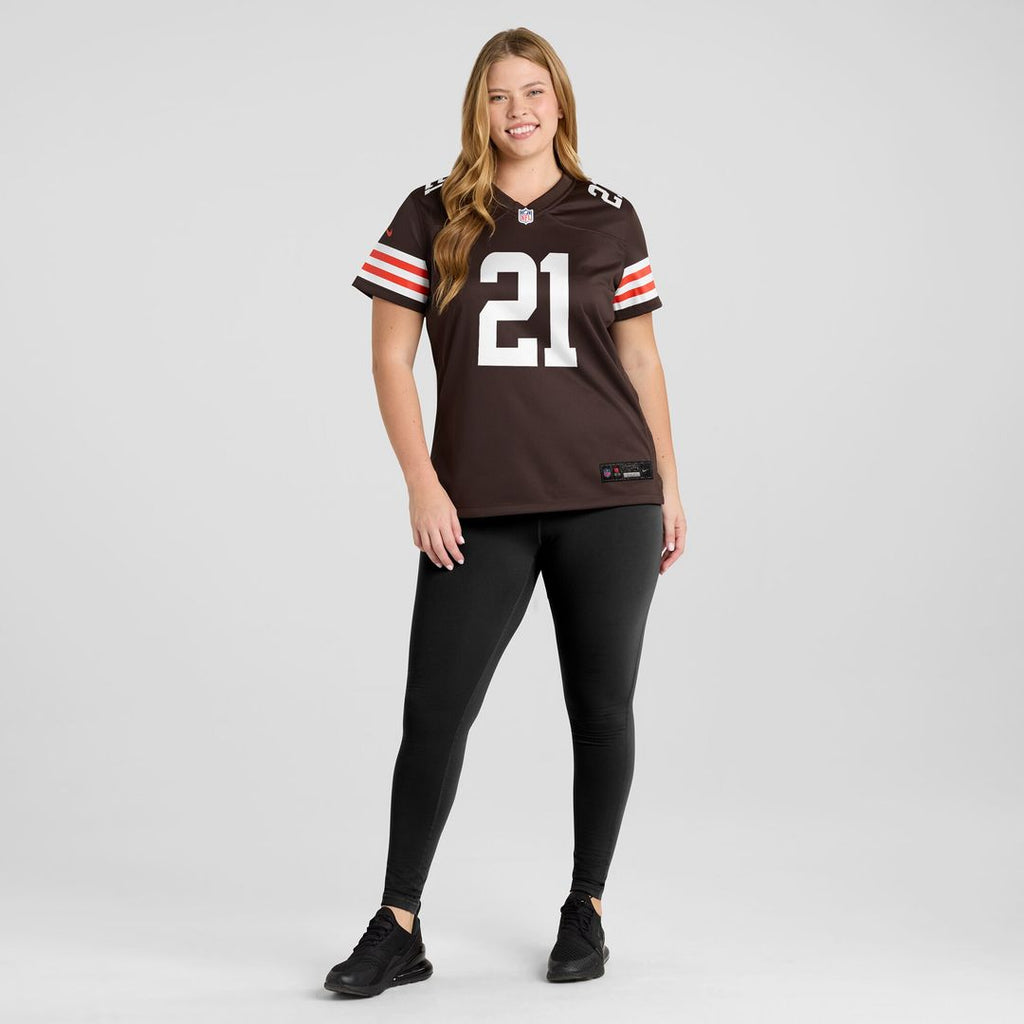 Denzel Ward Cleveland Browns Nike Women's Player Game Official Jersey - Brown