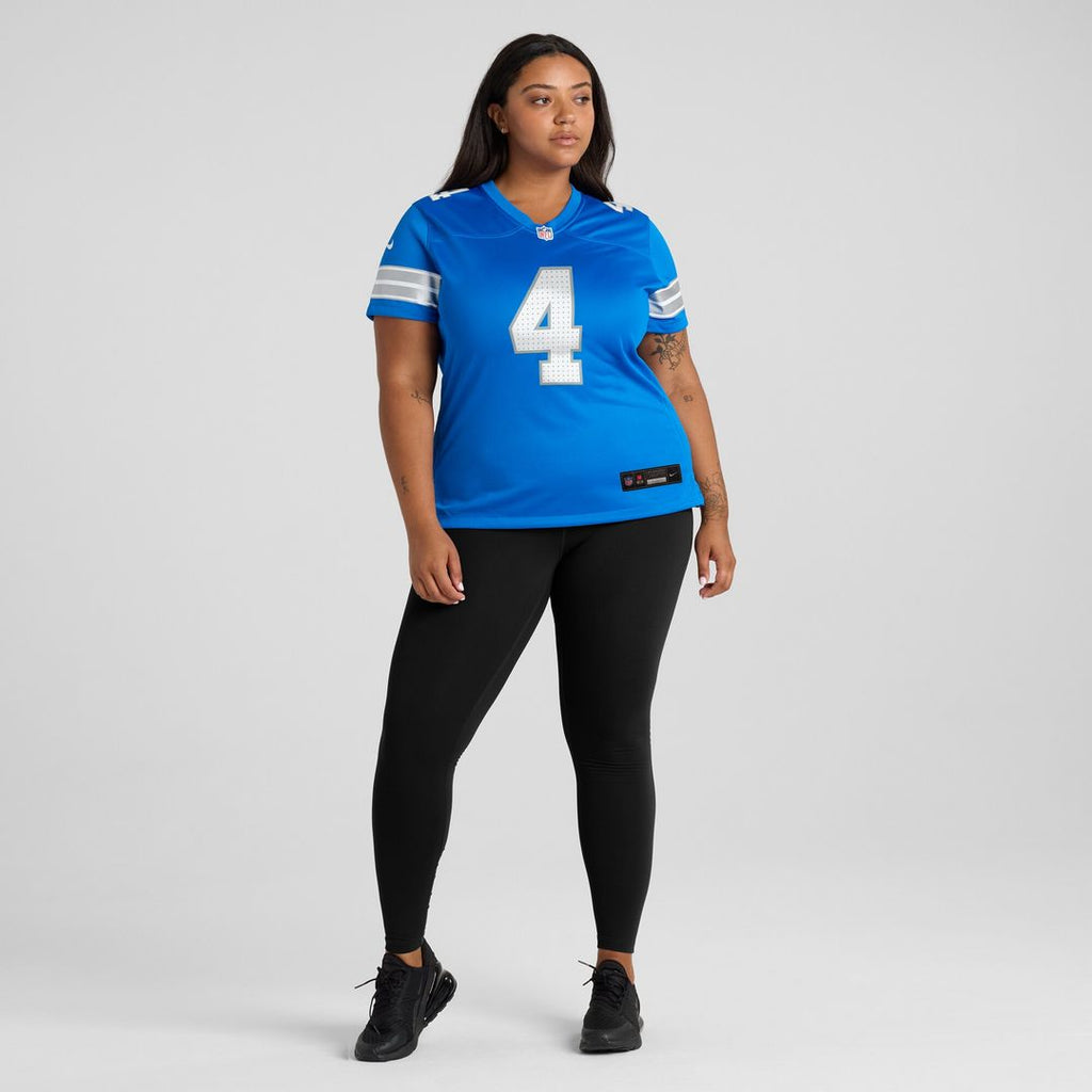 Emmanuel Moseley Detroit Lions Nike Women's Team Game Jersey - Blue