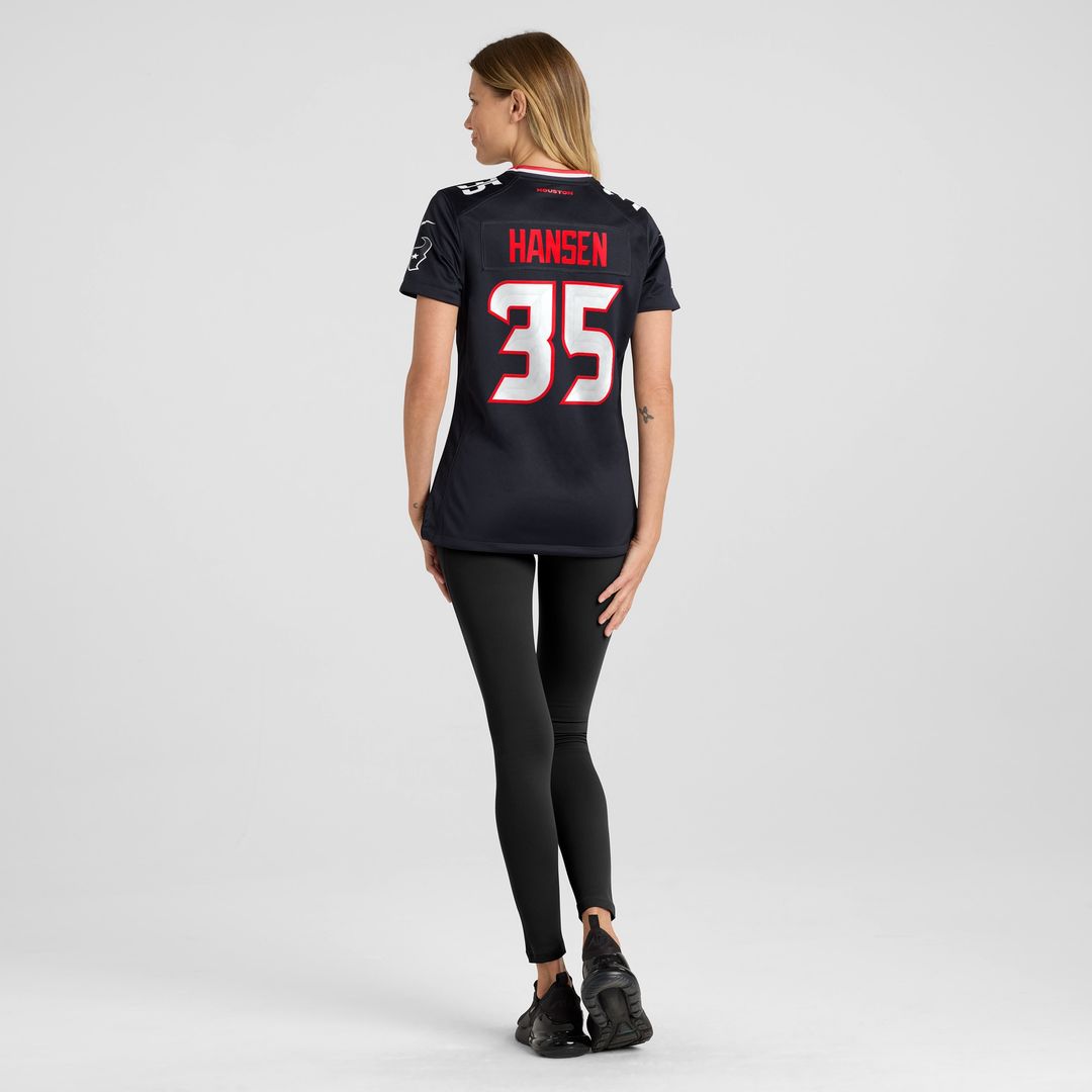 Jake Hansen Houston Texans Nike Women's Team Game Official Jersey -  Navy