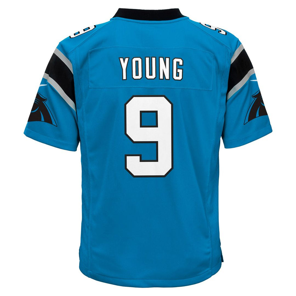 Bryce Young Carolina Panthers Nike Youth Game Official Jersey - Blue
