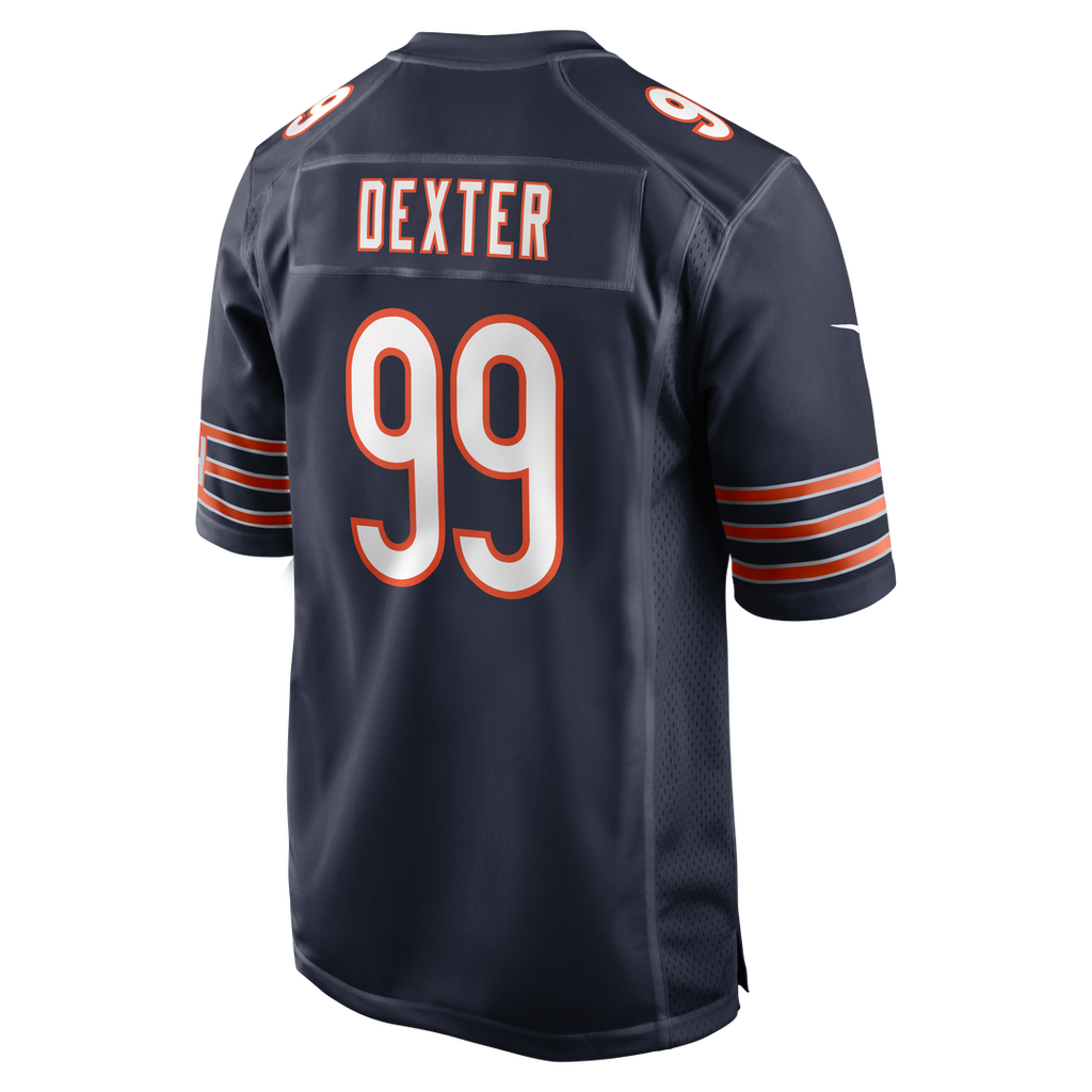 Gervon Dexter Sr Chicago Bears Nike Team Game Official Jersey -  Navy