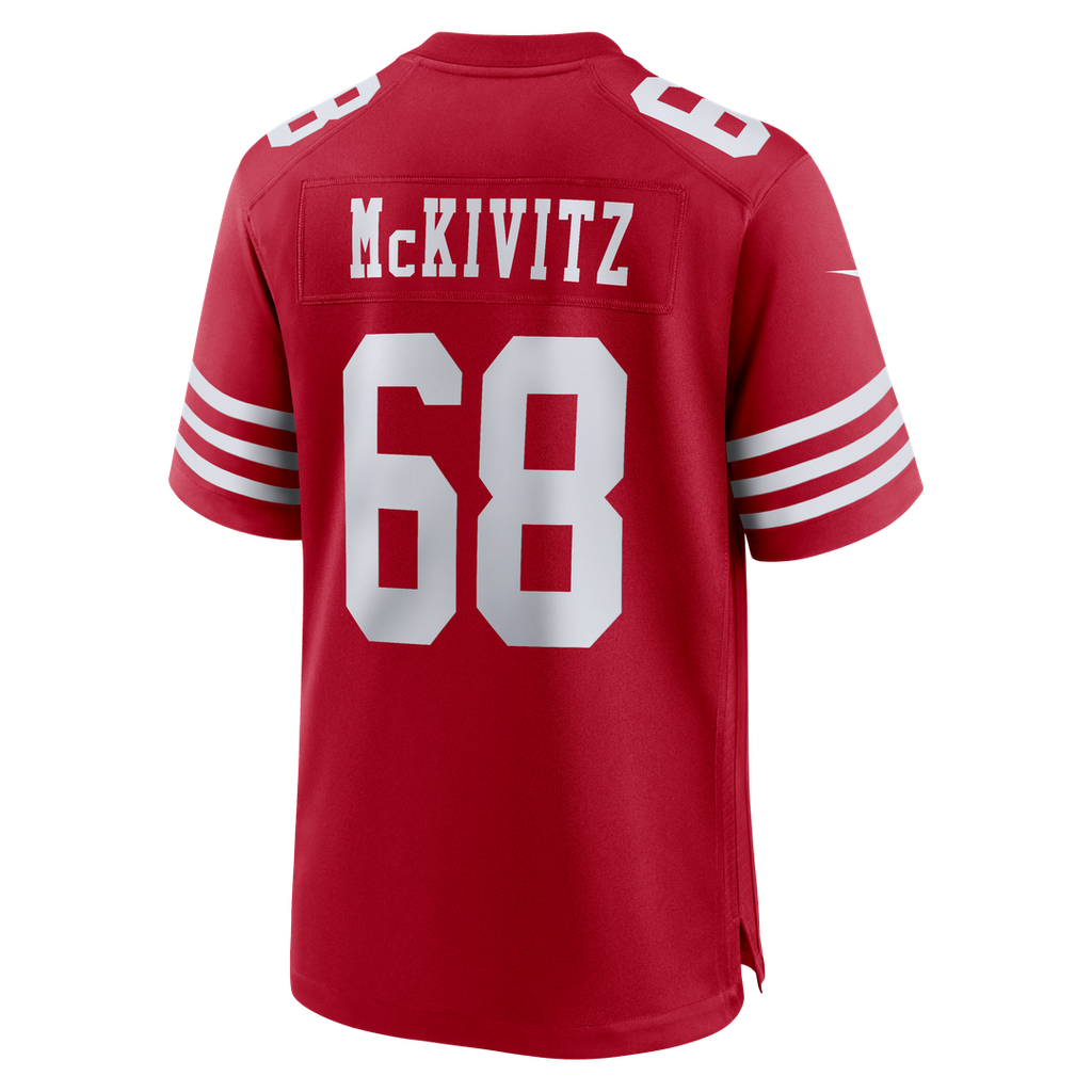 Colton McKivitz San Francisco 49ers Nike  Game Official Jersey -  Scarlet