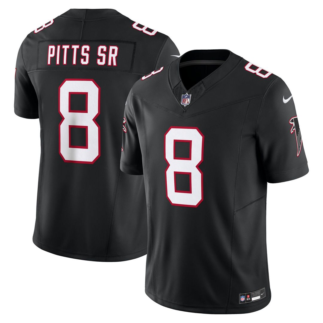 Kyle Pitts Sr. Atlanta Falcons Nike Vapor F.U.S.E. Limited Official Jersey - Black