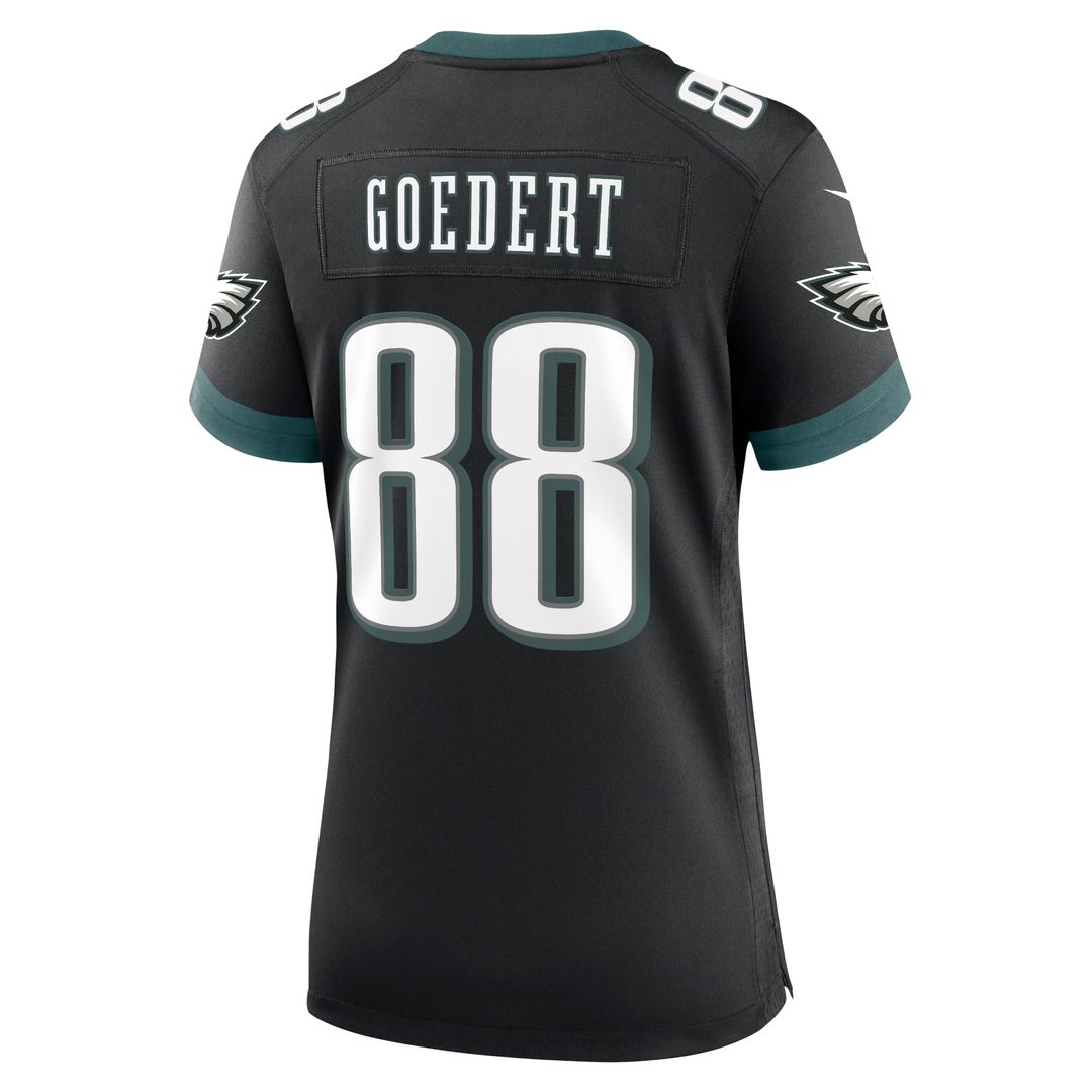 Dallas Goedert Philadelphia Eagles Nike Women's Alternate Game Official Jersey - Black