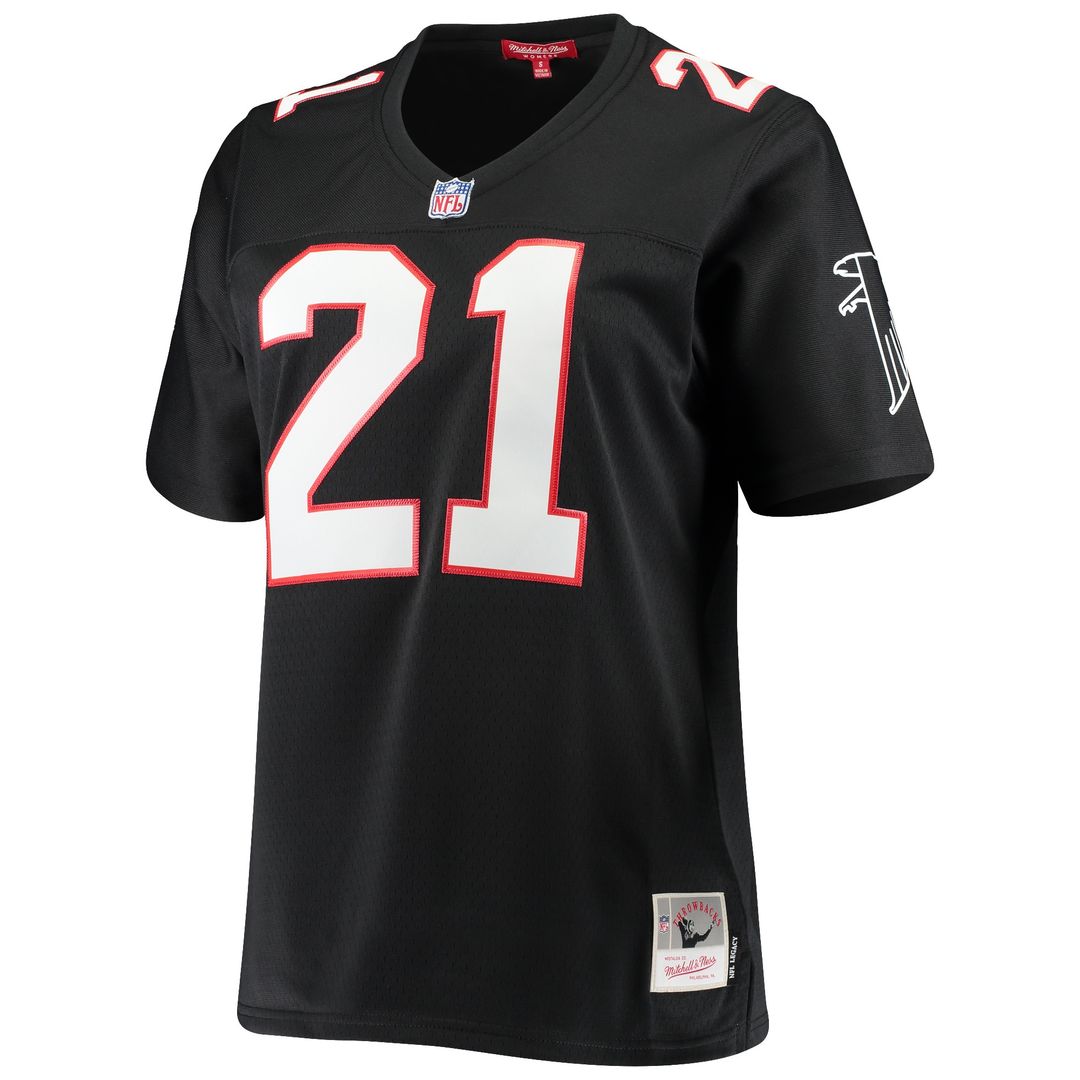 Deion Sanders Atlanta Falcons Mitchell & Ness Women's Legacy Team Replica Jersey - Black