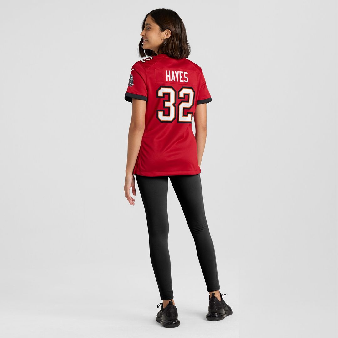 Josh Hayes Tampa Bay Buccaneers Nike Women's Game Jersey - Red