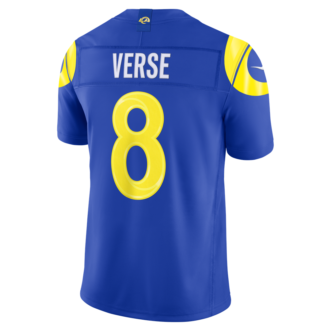 Jared Verse Los Angeles Rams Nike Vapor F.U.S.E. Stitched Limited Official Jersey - White