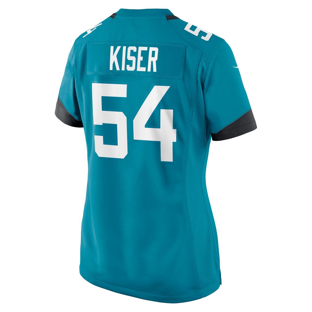 Jack Kiser Jacksonville Jaguars Nike Women's Team Game Official Jersey -  Teal