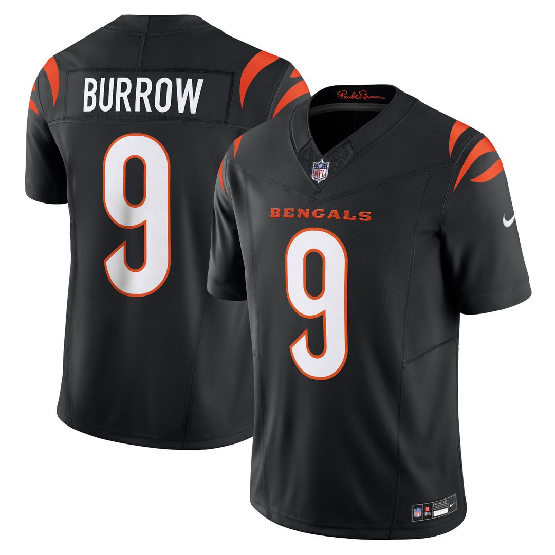 Joe Burrow Cincinnati Bengals Nike Vapor F.U.S.E. Limited Official Jersey - Orange