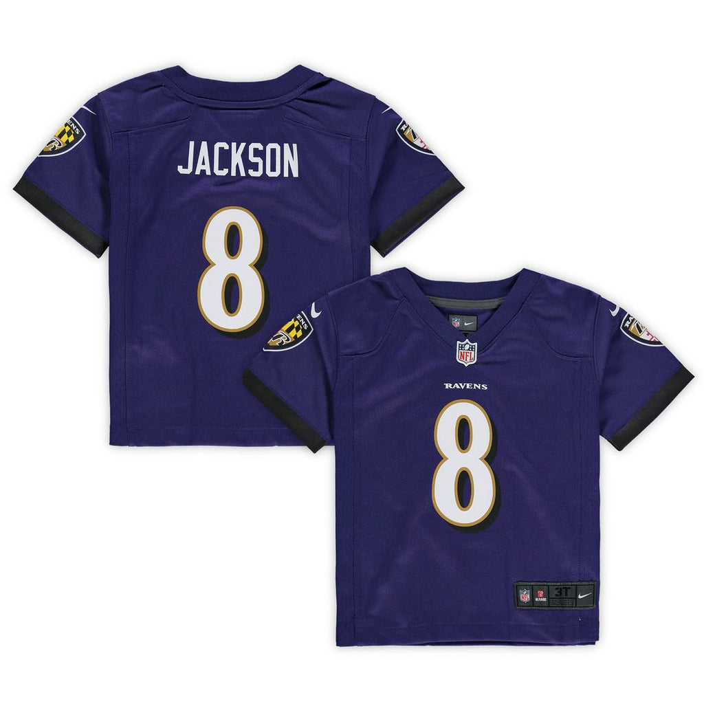 Lamar Jackson Baltimore Ravens Nike Toddler Game Official Jersey - Purple
