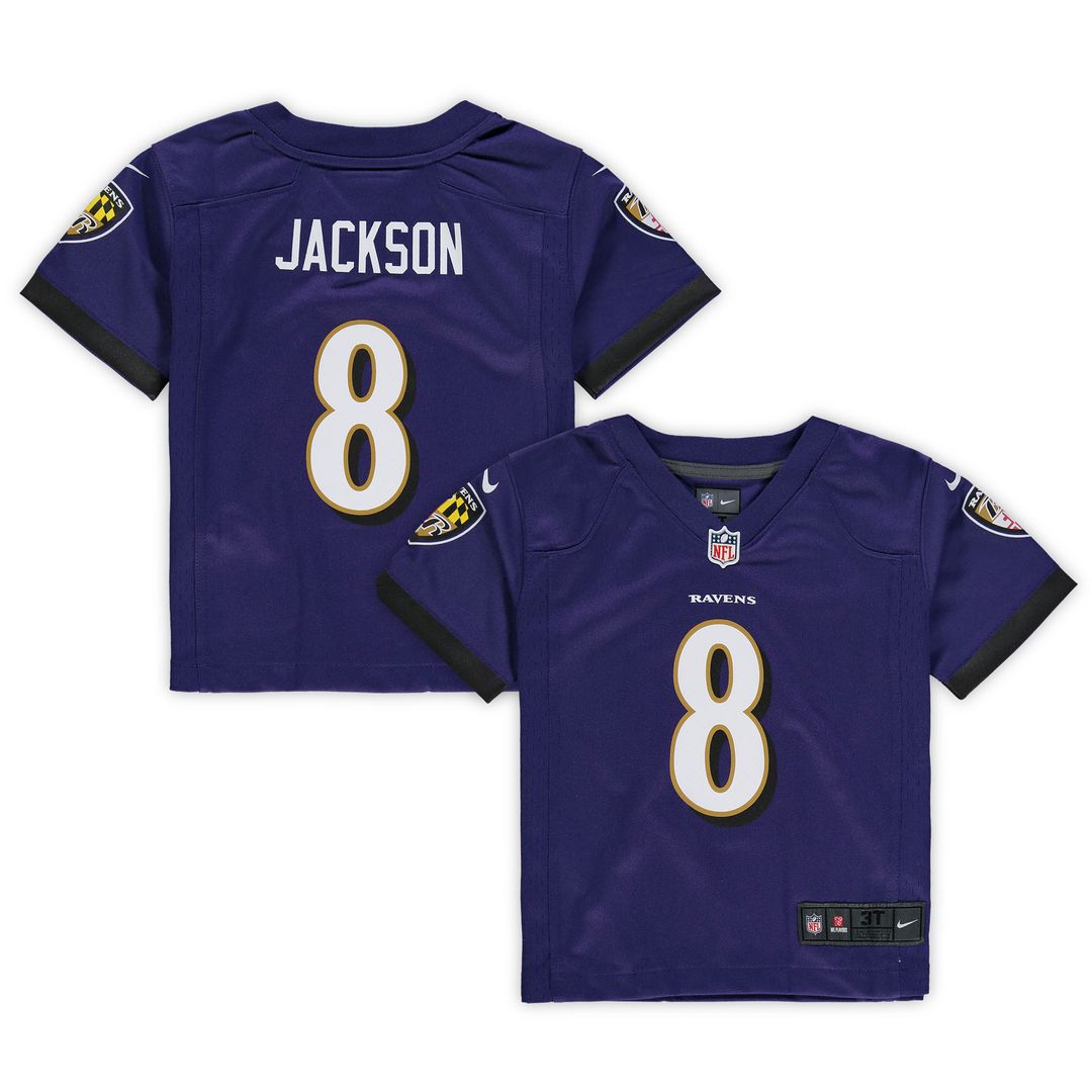 Lamar Jackson Baltimore Ravens Nike Toddler Game Official Jersey - Purple