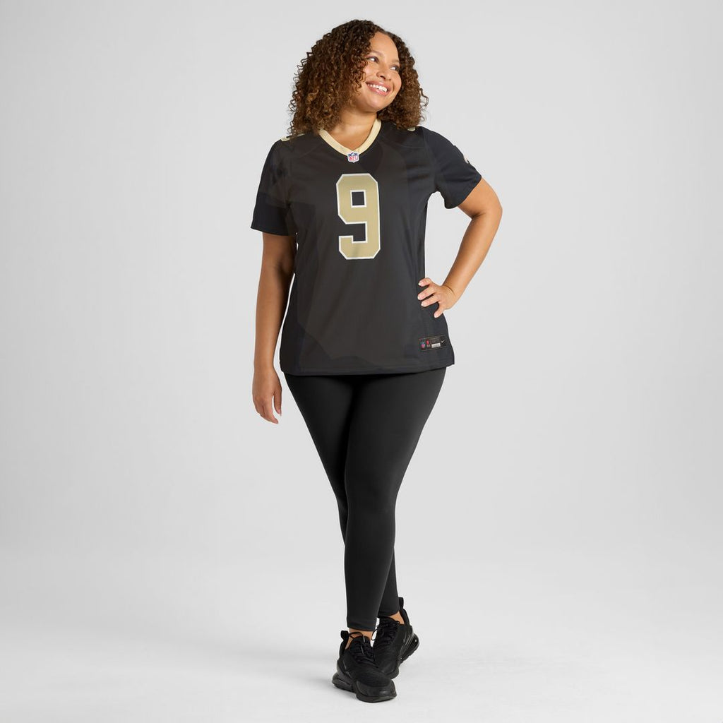 Drew Brees New Orleans Saints Nike Women's Team Game Jersey - Black