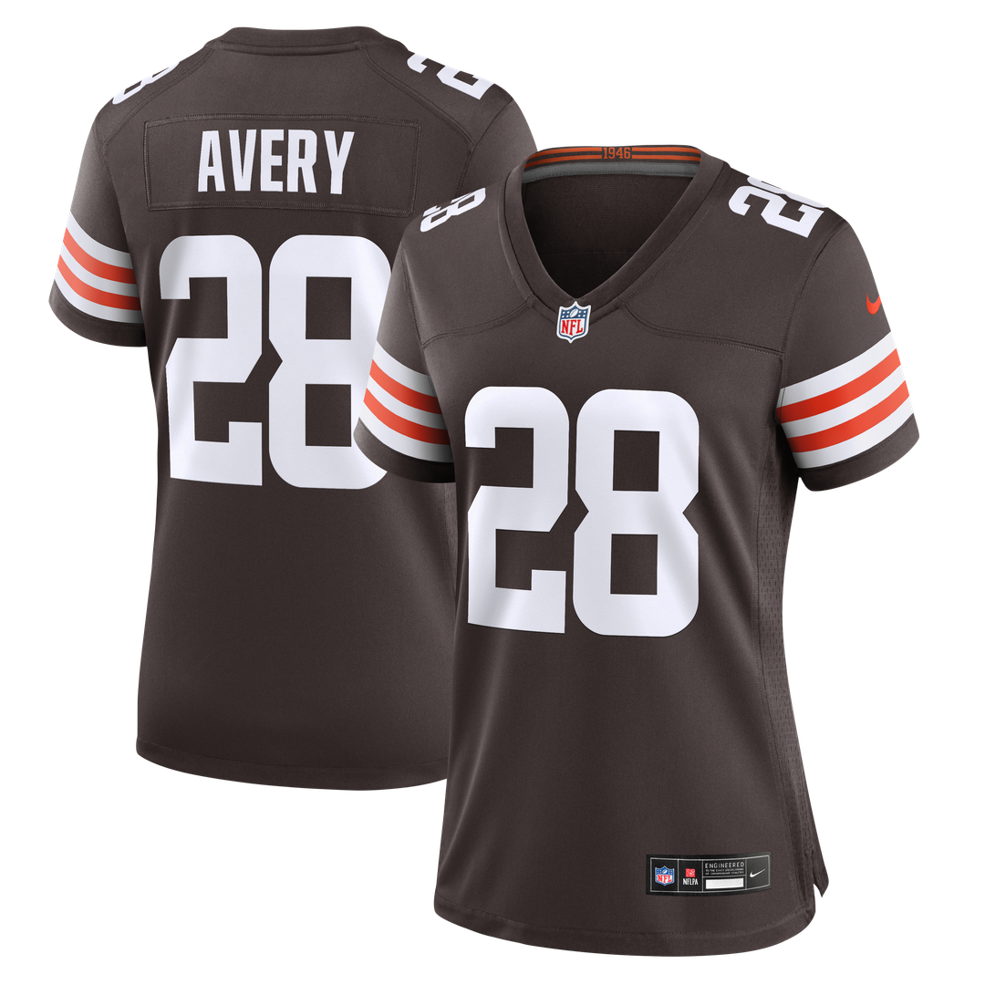 Tre Avery Cleveland Browns Nike Women's Team Game Jersey - Brown