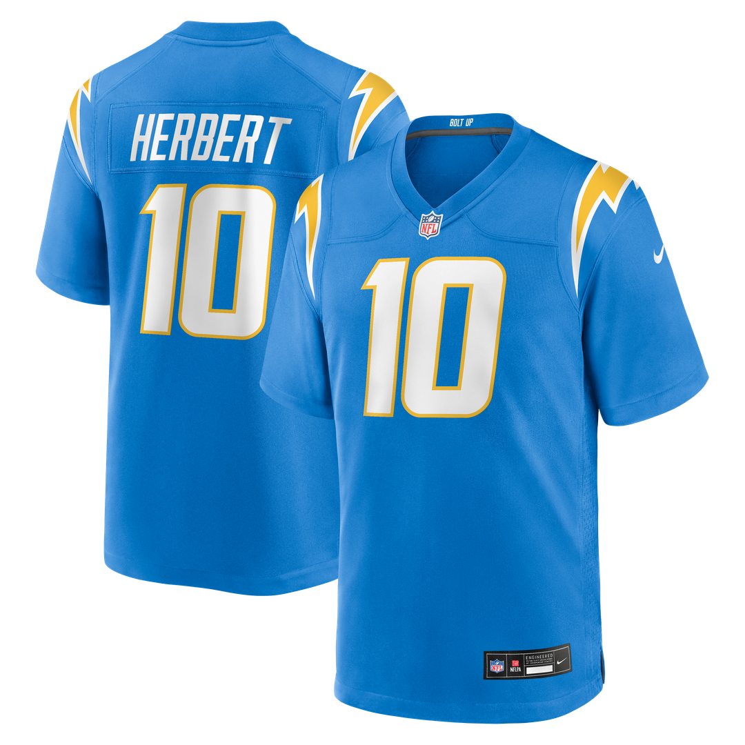 Justin Herbert Los Angeles Chargers Nike Alternate Super Chargers Game Player Jersey - Navy