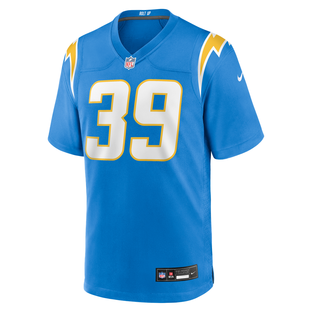 Eric Rogers Los Angeles Chargers Nike Team Game Official Jersey -  Powder Blue