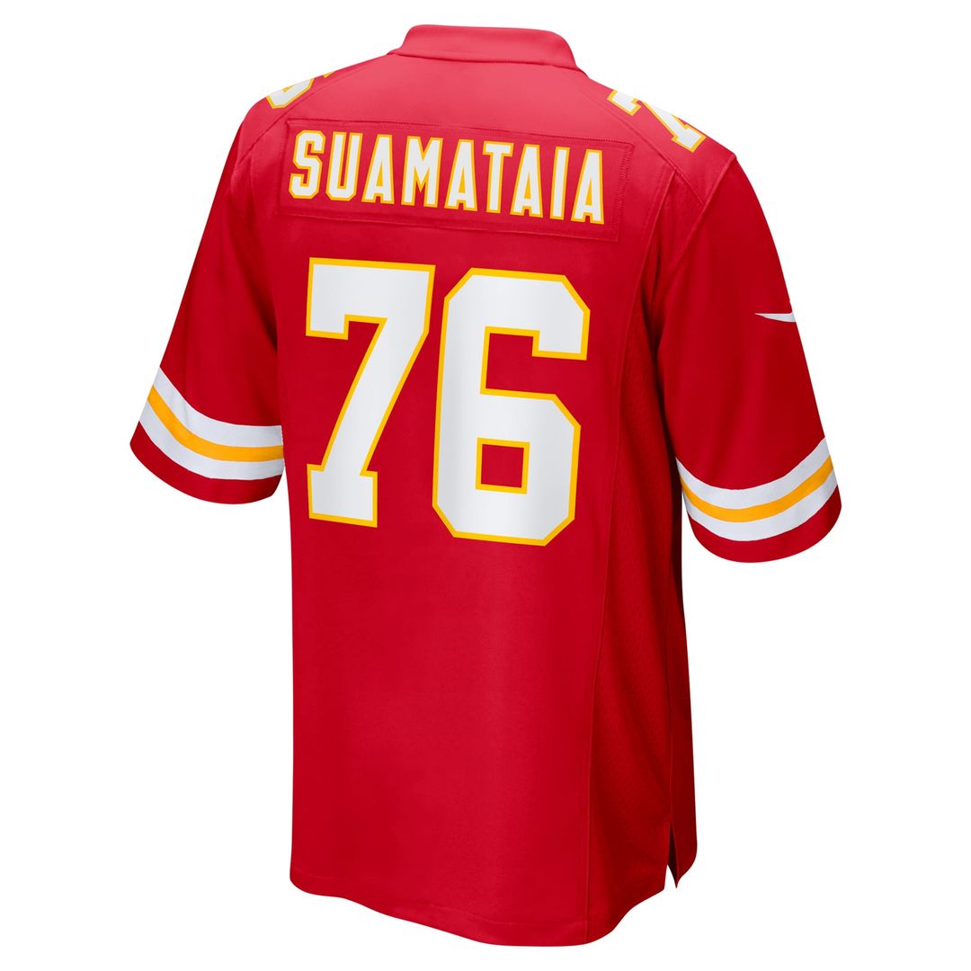 Kingsley Suamataia Kansas City Chiefs Nike  Game Official Jersey -  Red