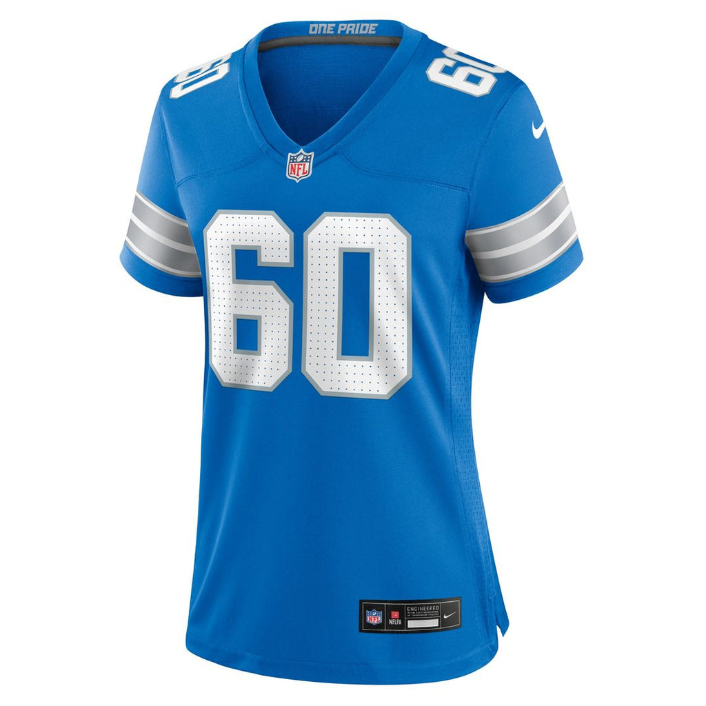 Graham Glasgow Detroit Lions Nike Women's Team Game Jersey - Blue