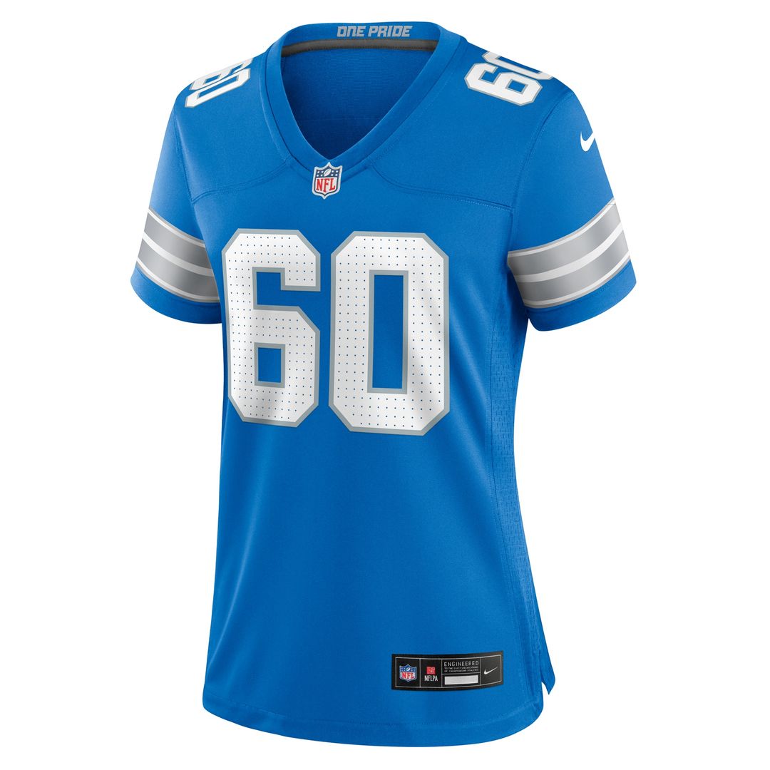Graham Glasgow Detroit Lions Nike Women's Team Game Jersey - Blue