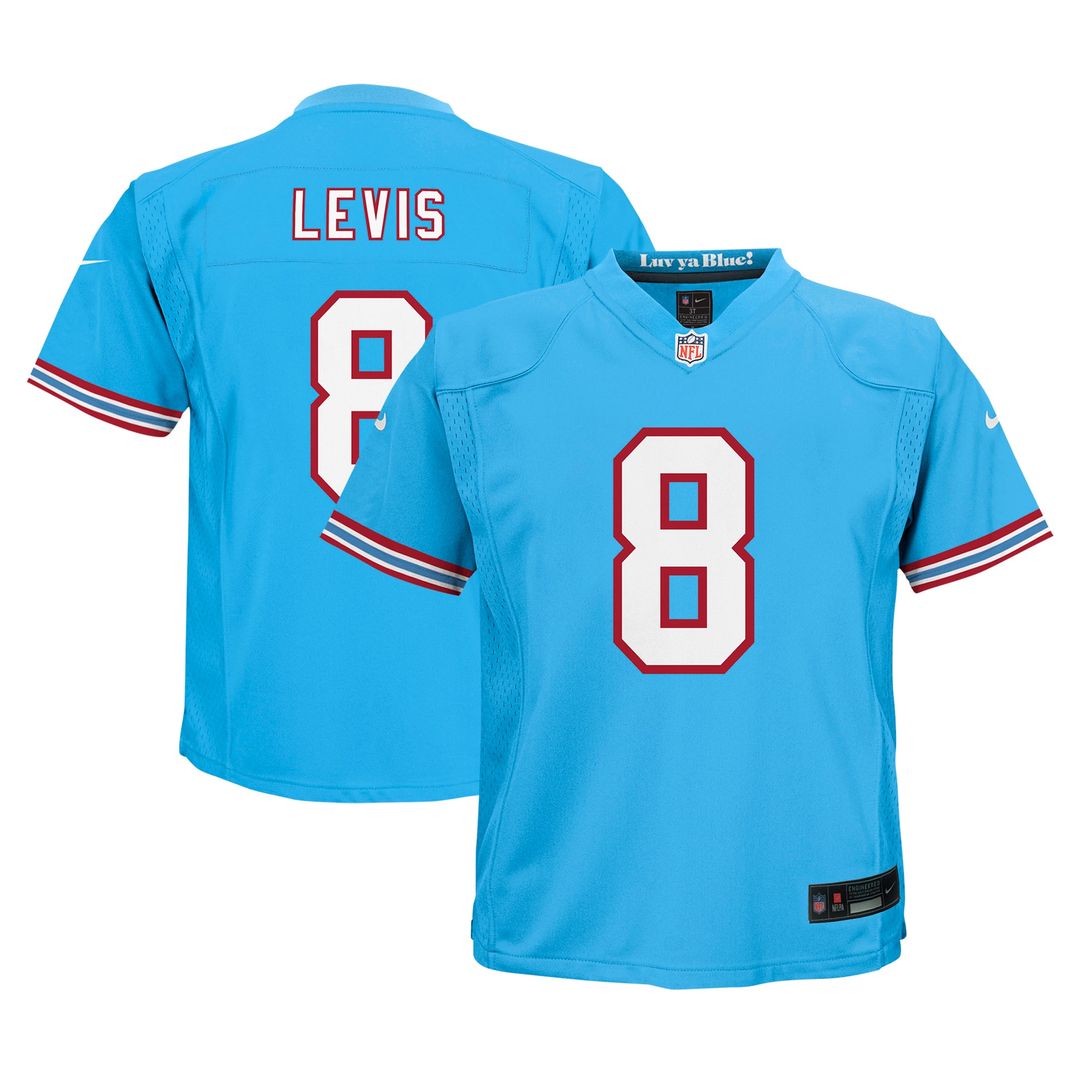 Will Levis Tennessee Titans Nike Preschool Alternate Player Game Official Jersey - Light Blue