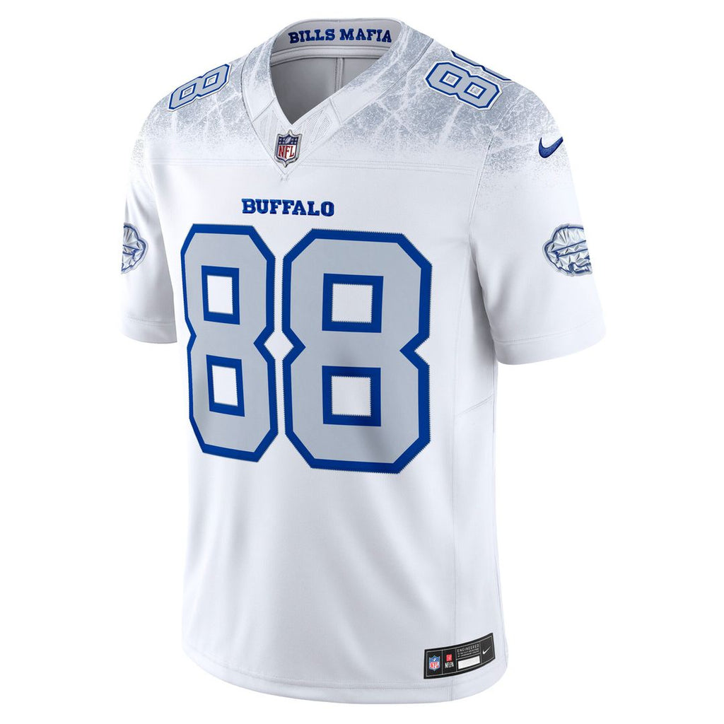 Dawson Knox Buffalo Bills Nike 2025 Rivalries Collection Stitched Limited Official Jersey - White