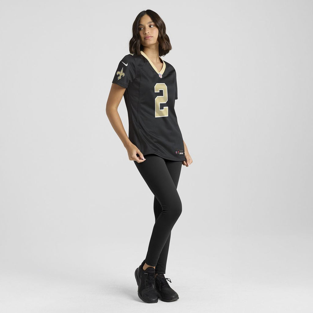 Spencer Rattler New Orleans Saints Nike Women's Team Game Jersey - Black