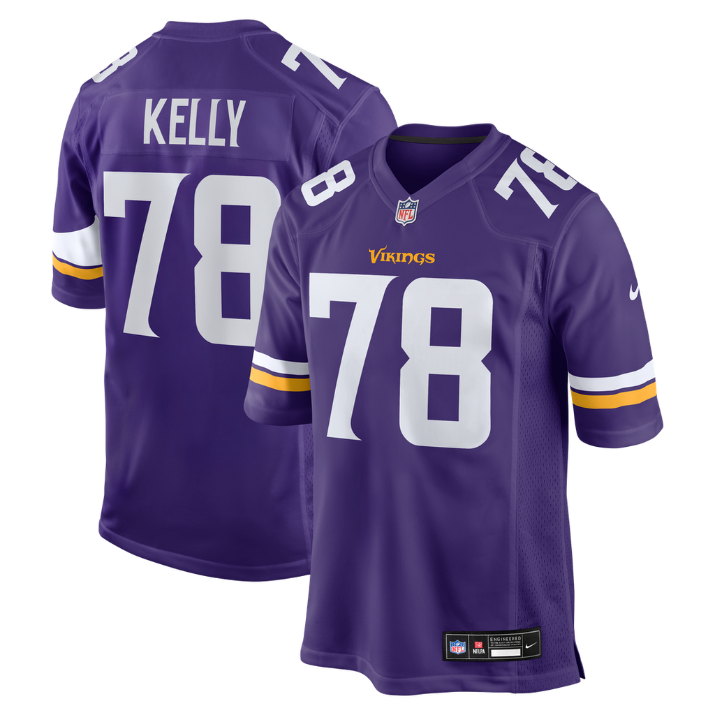 Ryan Kelly Minnesota Vikings Nike Team Game Jersey - Purple