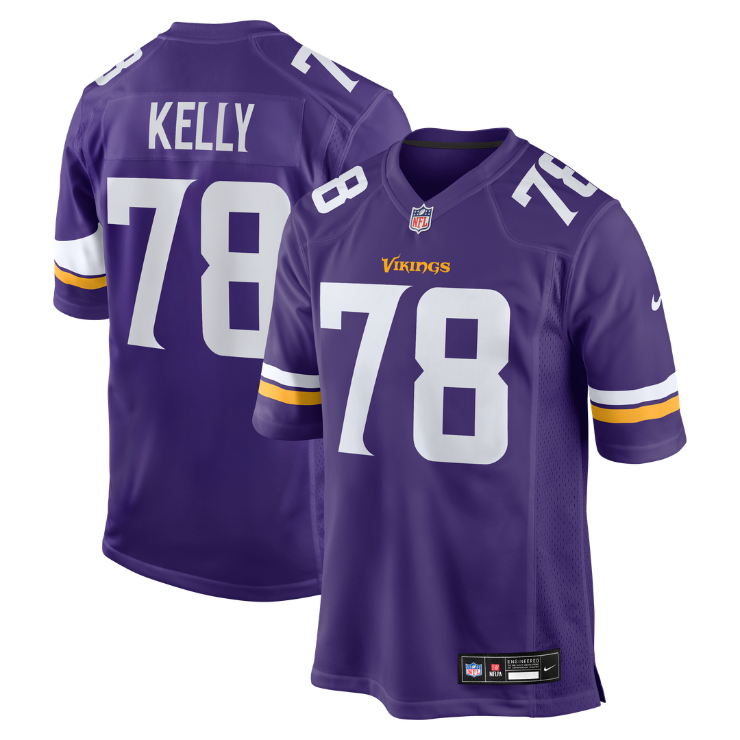 Ryan Kelly Minnesota Vikings Nike Team Game Jersey - Purple