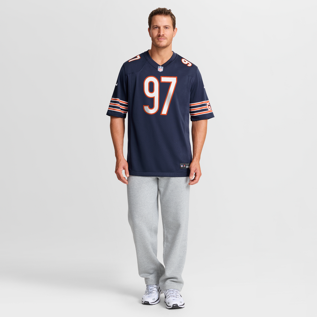 James Lynch Chicago Bears Nike Team Game Official Jersey -  Navy