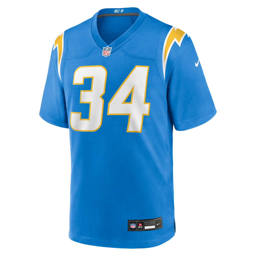 Keaton Mitchell Los Angeles Chargers Nike Team Game Official Jersey -  Powder Blue