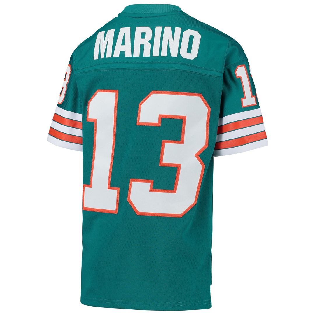 Dan Marino Miami Dolphins Mitchell & Ness Youth 1984 Legacy Retired Player Official Jersey - Aqua