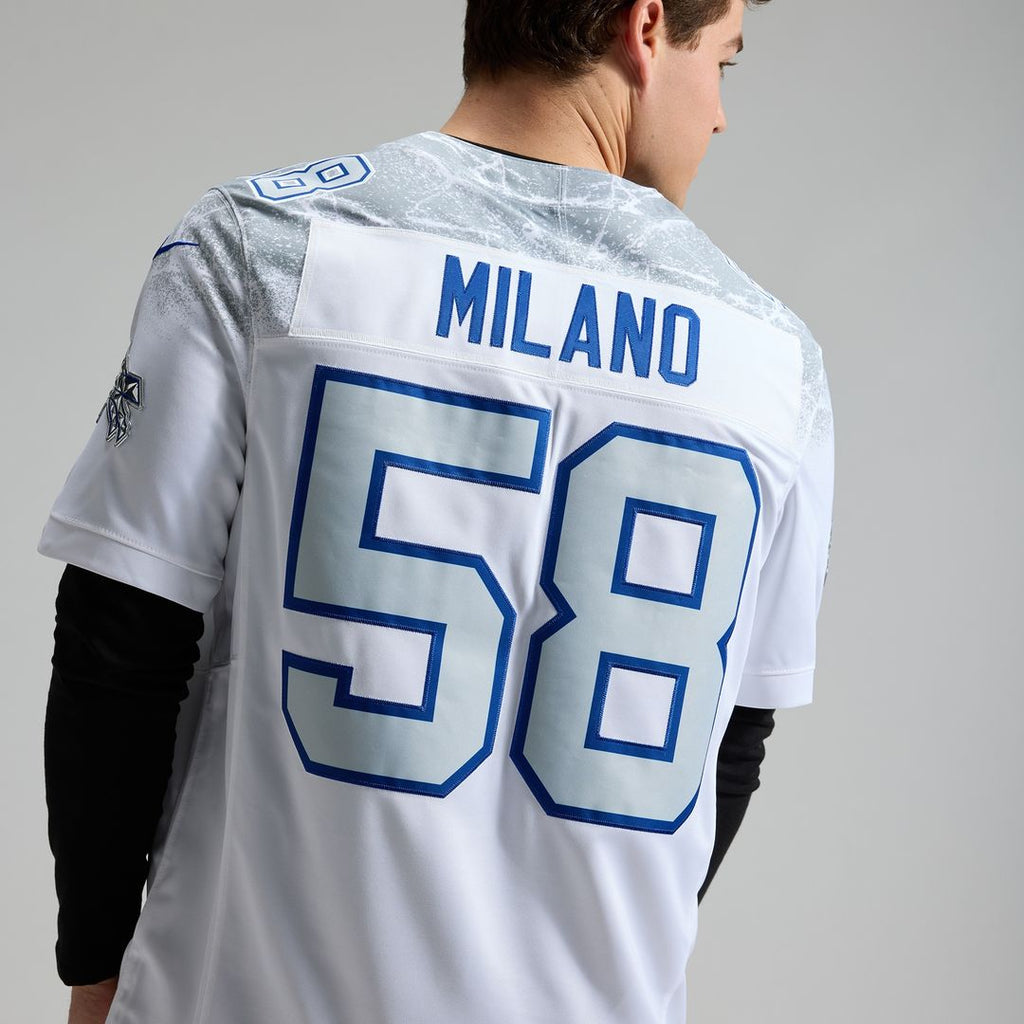 Matt Milano Buffalo Bills Nike 2025 Rivalries Collection Stitched Limited Official Jersey - White