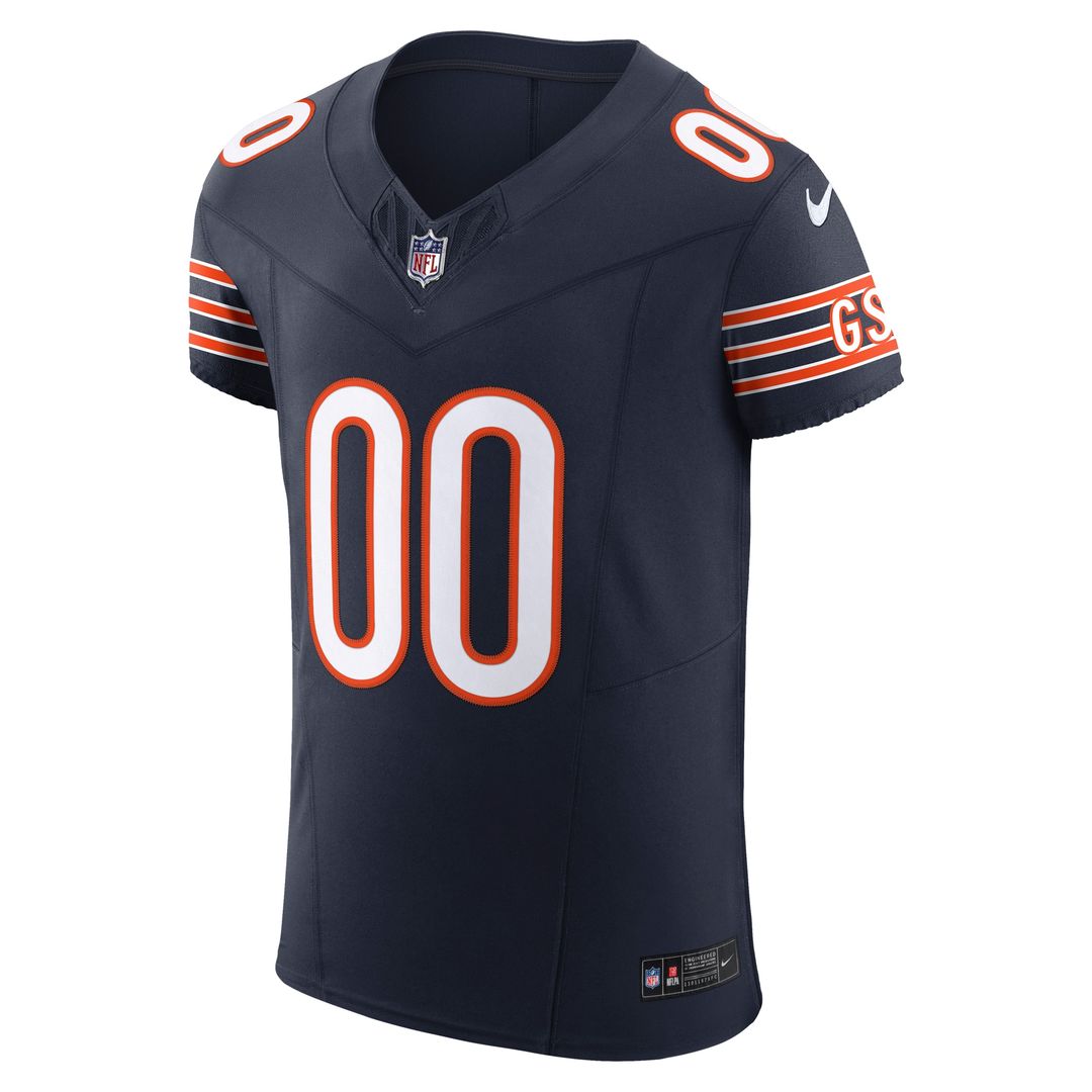 Chicago Bears Nike Vapor F.U.S.E. Elite Custom Official Jersey - Navy