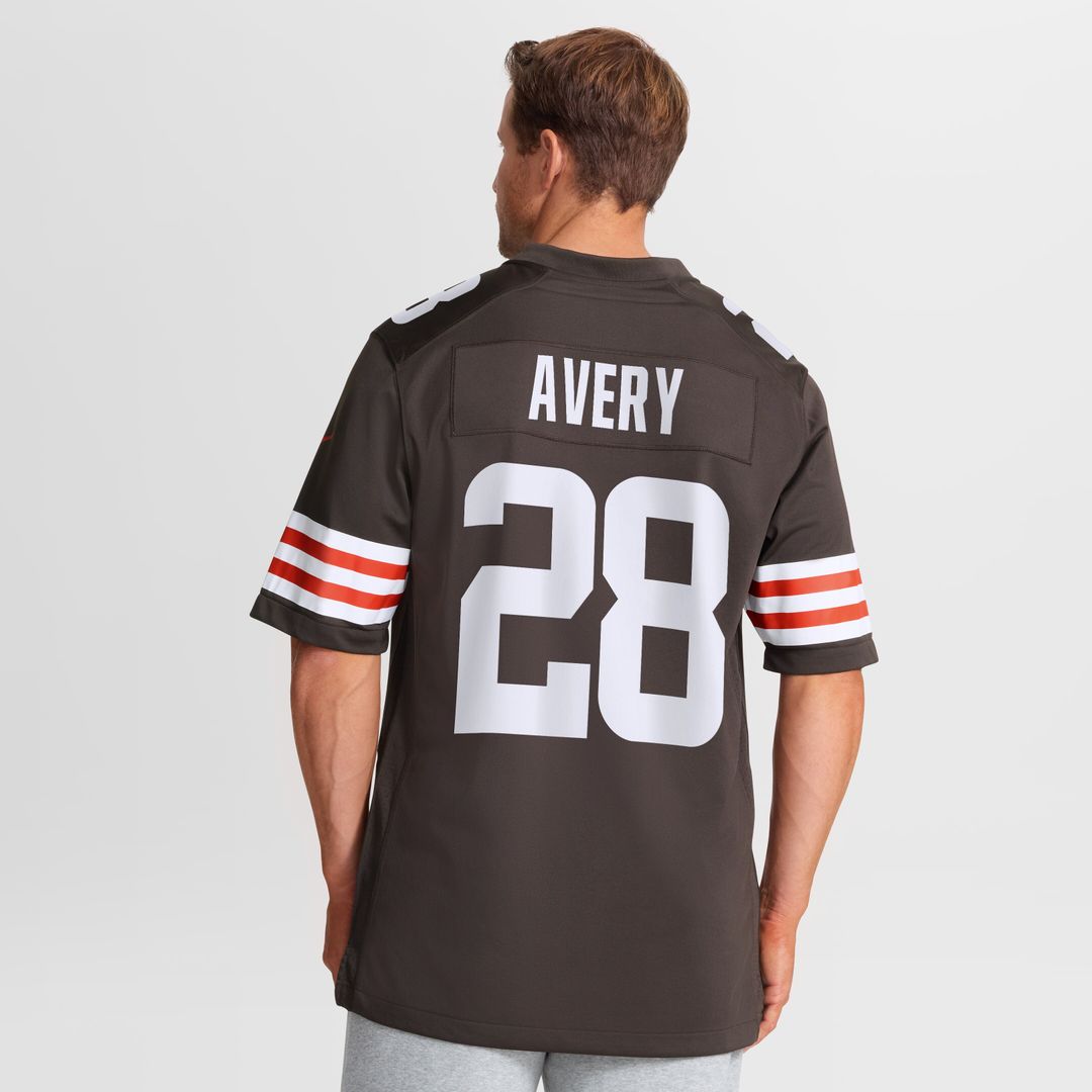 Tre Avery Cleveland Browns Nike Team Game Jersey - Brown