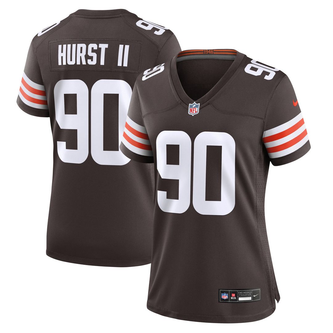 Maurice Hurst II Cleveland Browns Nike Women's  Game Official Jersey -  Brown